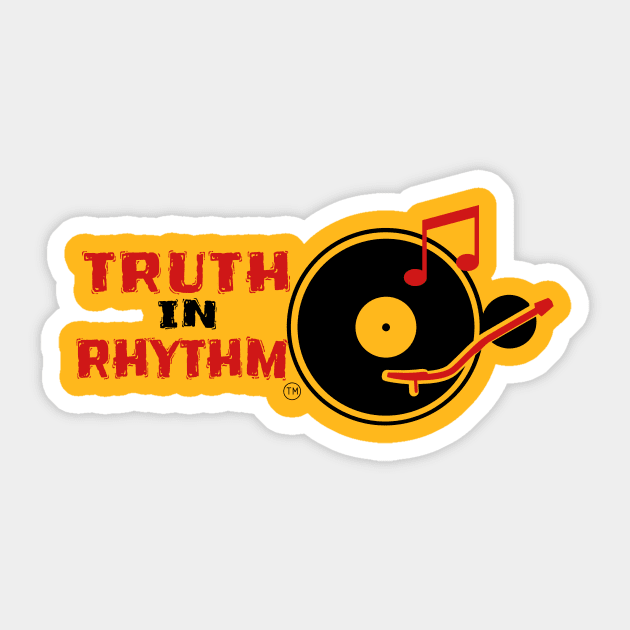 TRUTH IN RHYTHM Logo Sticker by FUNKNSTUFF